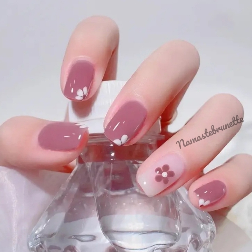 2/$16 Floral Press On Nails
